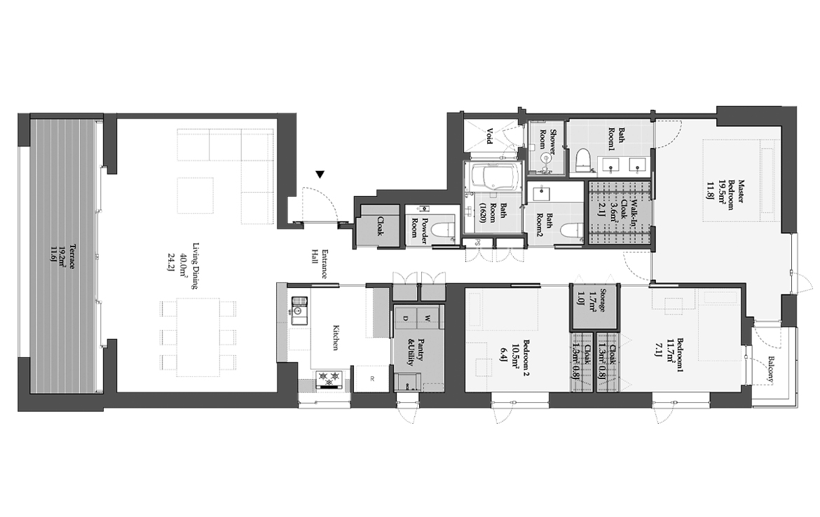 Oteikyo #B floor plan